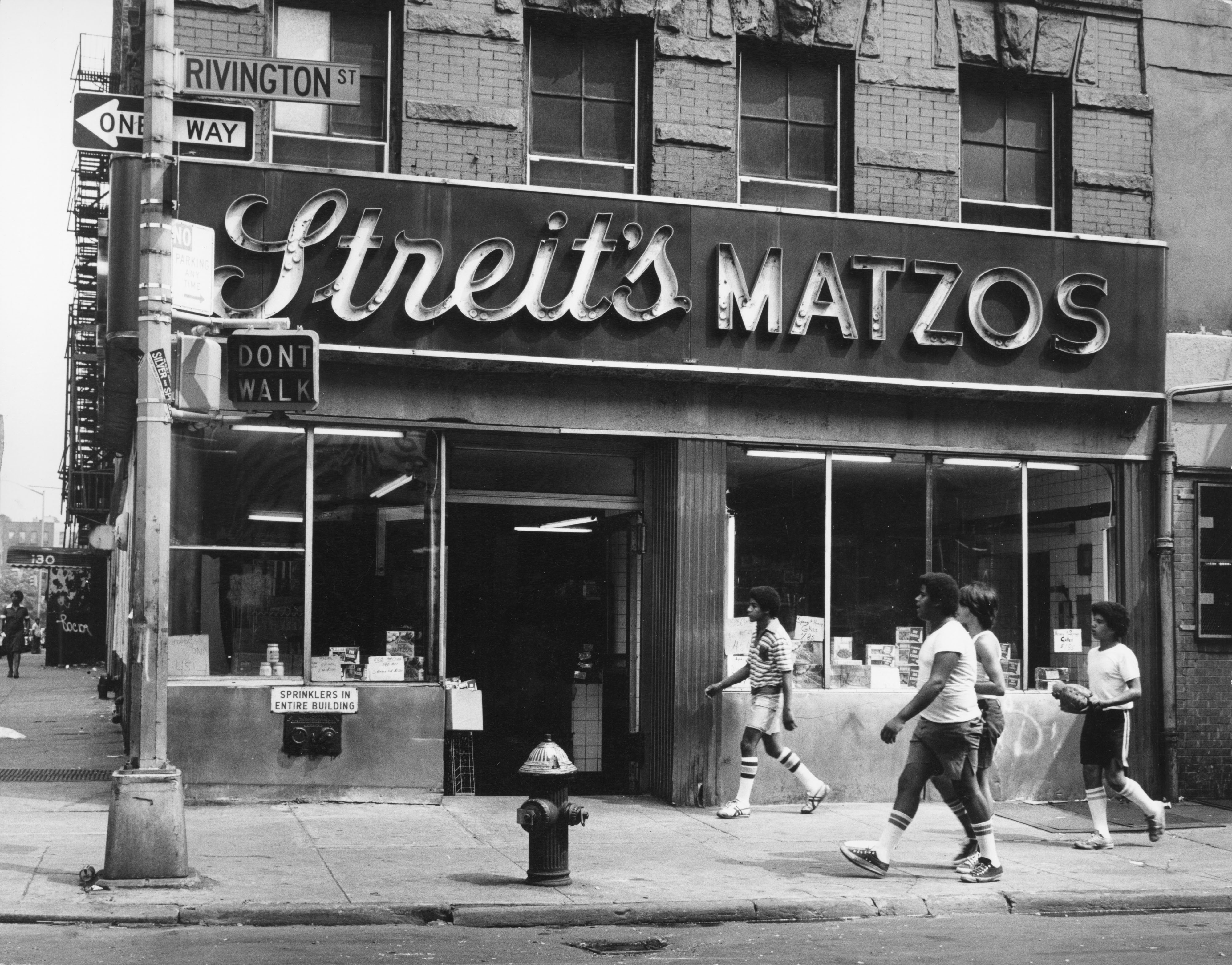 The Streit's Matzo Factory on Rivington Street. Photo: Edmund Gillon