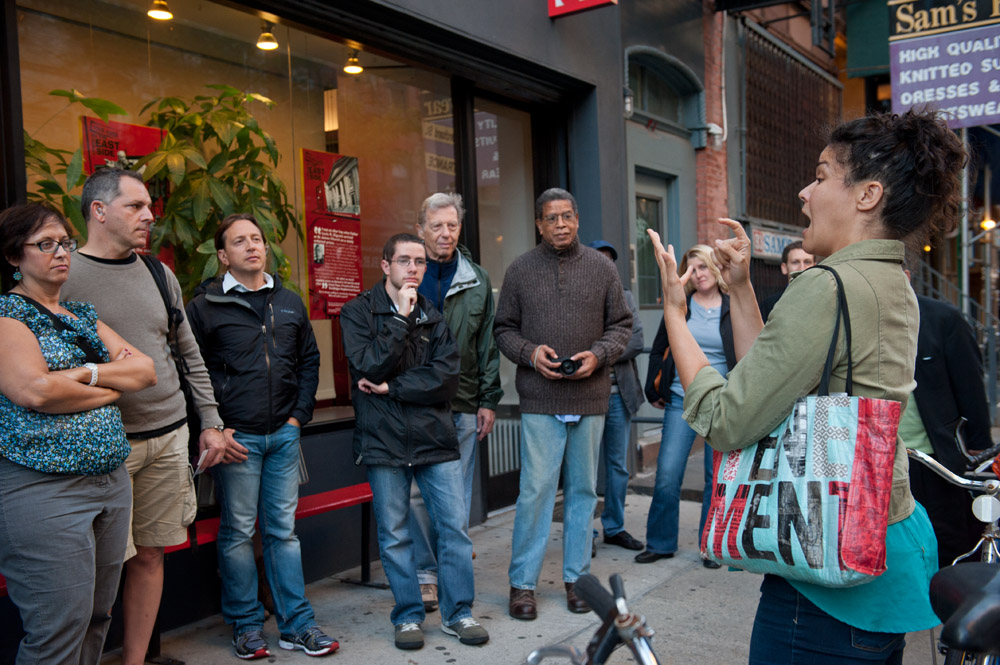 An ASL Walking Tour offered at the Tenement Museum